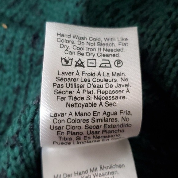 Donna Karan Fringed Knit Sweater Crewneck Spit Hemline Medium - Picture 6 of 8